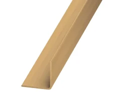 Cornière égale PVC chêne clair 20 x 20 mm, 2 m