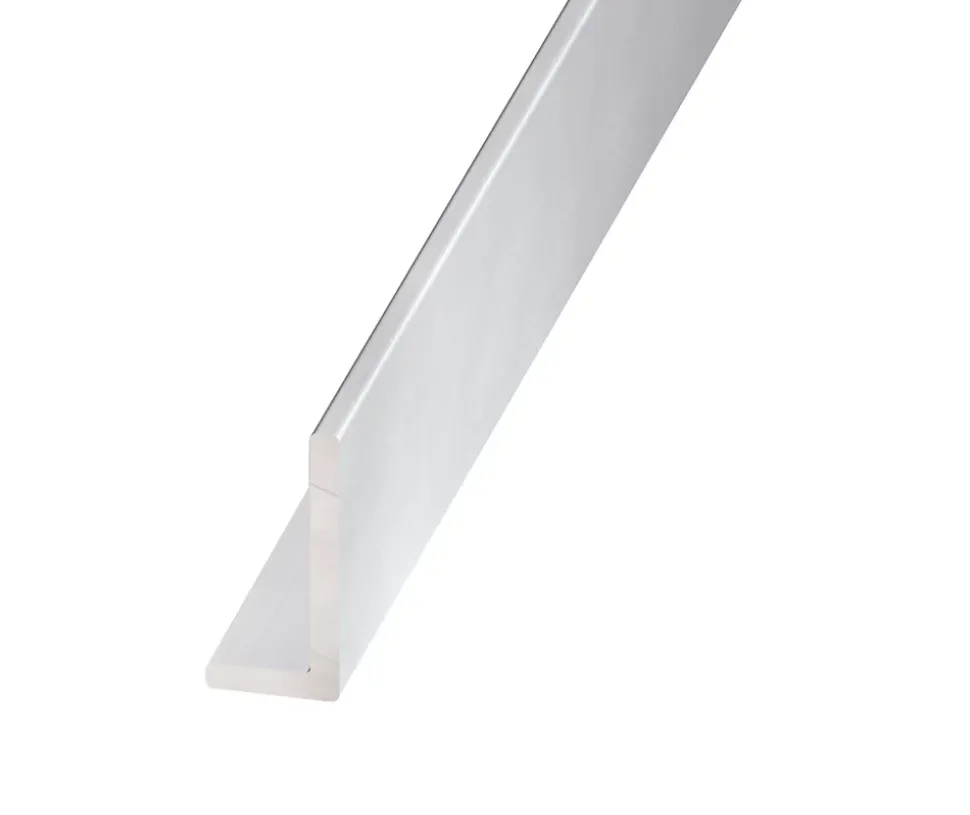 Cornière inégale alu anodisé incolore 30 x 20 mm, 2 m