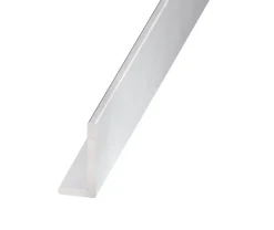 Cornière inégale alu anodisé incolore 15 x 10 mm, 2 m