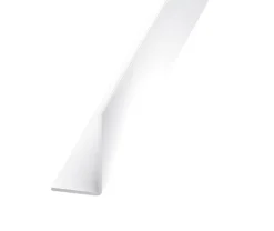 Cornière inégale PVC blanc 10 x 20 mm, 1 m