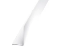 Cornière inégale PVC blanc 15 x 25 mm, 1 m
