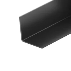 Cornière PVC anthracite 15 x 15mm, L. 2,6 m CQFD
