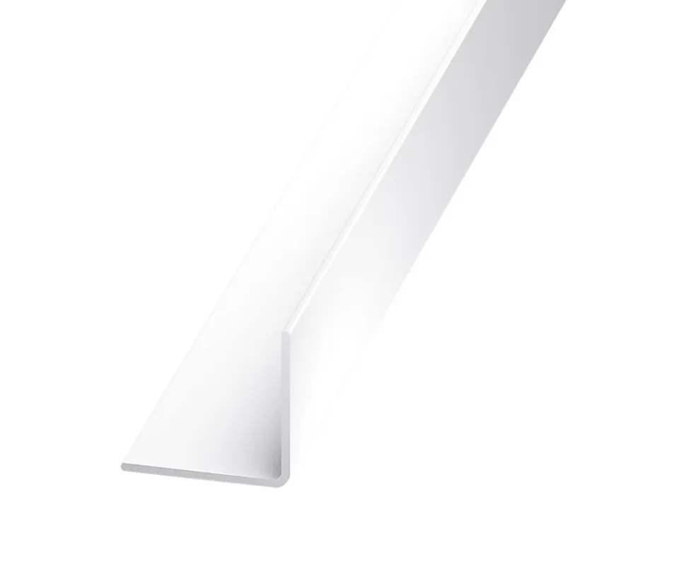Cornière PVC blanc 30 x 30 mm, 1,3 m