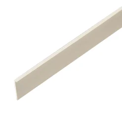 Cornière pvc blanc 5 x 25 mm L.2,4 m