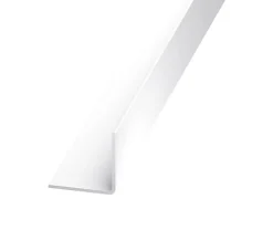 Cornière PVC blanc 50 x 50 mm, 2,5 m