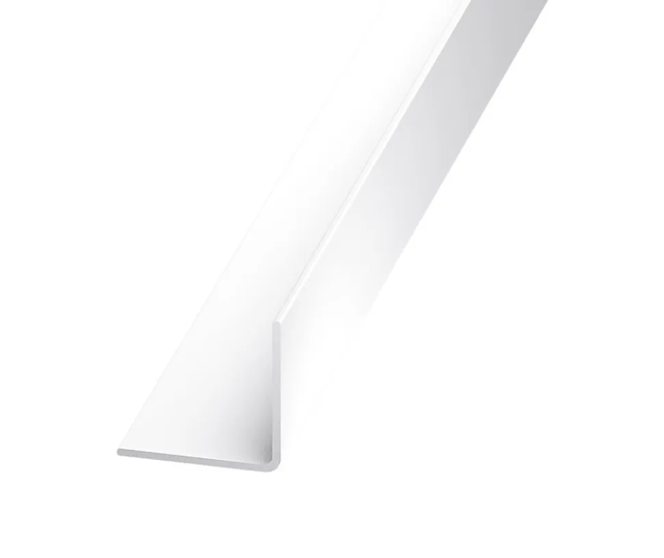 Cornière PVC blanc 20 x 20 mm, 2,5 m