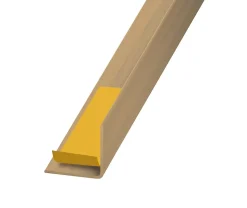 Cornière PVC chêne auto-adhésive 20 x 20 mm, 1.30 m