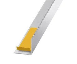 Cornière PVC inox auto-adhésive 20 x 20 mm, 1.30 m