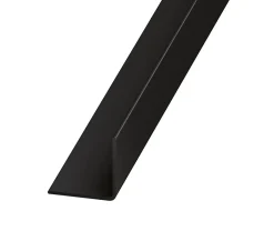 Cornière PVC laqué noir 20 x 20 mm, 2 m