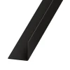 Cornière PVC noir brillant 20 x 20 mm, 1,3 m