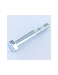 Corps de boulon filetage partiel Tête hexagonale TH M12X80 Classe 6.8 Acier zingué blanc - 1 pièce