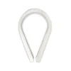 Cosse-coeur inox pour câble Ø. 4 mm vendue par 2