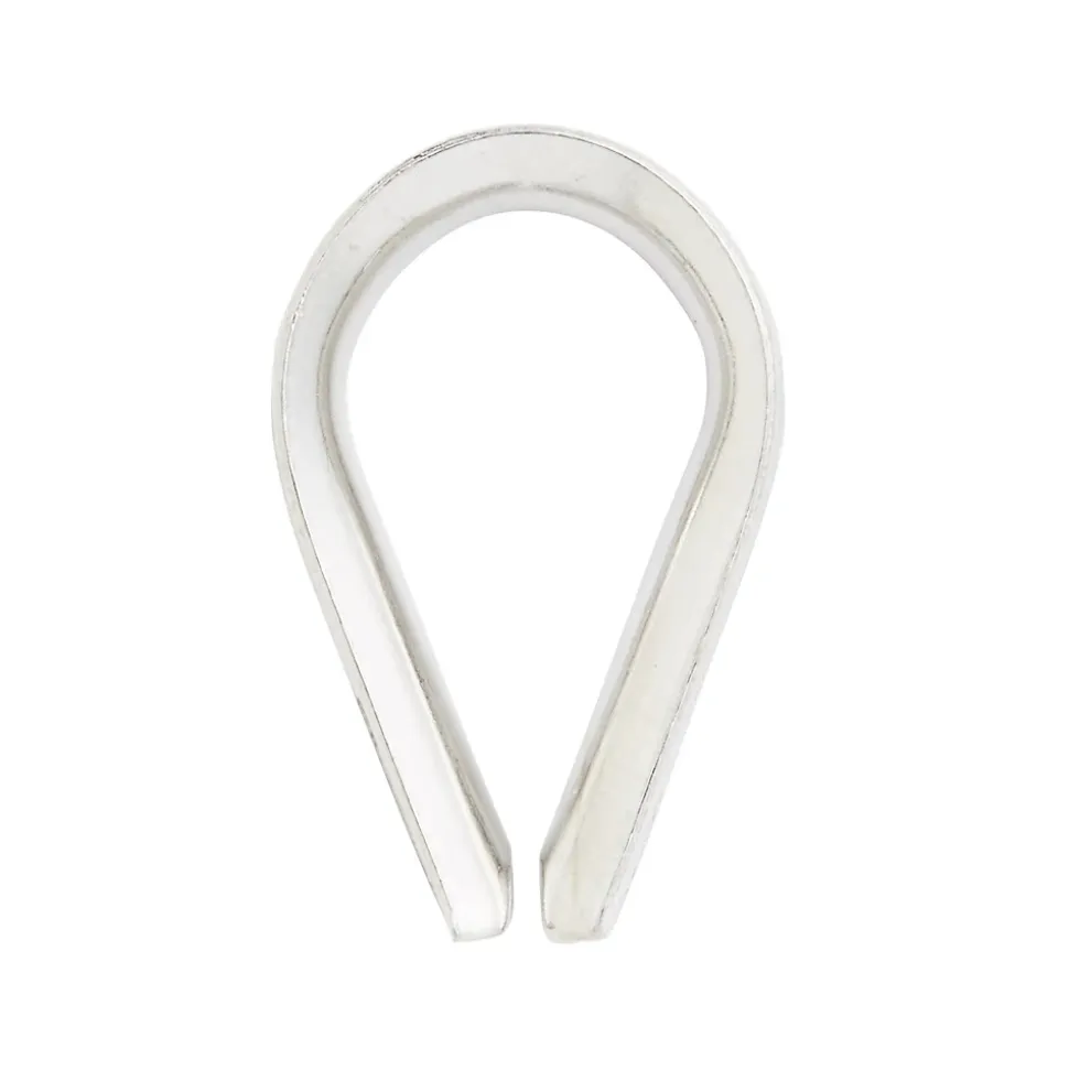Cosse-coeur inox pour câble Ø. 4 mm vendue par 2