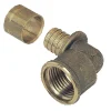 Coude femelle fixe et raccord à glissement PER D12 3/8'' - GARIS - 2307-12-12