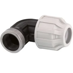 Coude femelle polypropylène à compression Ø25 femelle 3/4 (20x27) Fitt