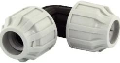 Coude égal polypropylène compression ø25 mm Fitt