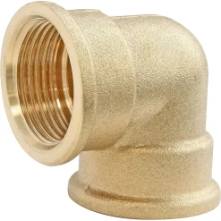 Coude laiton double Femelle 20/27 (3/4"), lot de 2