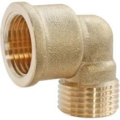 Coude laiton Mâle Femelle 15/21 (1/2"), lot de 2