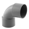 Coude pvc femelle femelle Fitt gris 87° ø40 mm