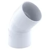 Coude pvc femelle femelle Fitt blanc 45° ø40 mm