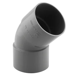 Coude pvc femelle femelle Fitt 45° ø50 mm