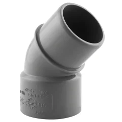 Coude pvc mâle femelle Fitt 45° ø40 mm