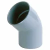 Coude pvc mâle femelle Fitt45° ø125 mm Fitt