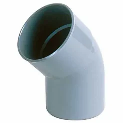 Coude pvc mâle femelle Fitt45° ø125 mm Fitt