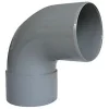 Coude PVC évacuation 87° mâle/femelle Ø100 Fitt