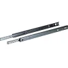 Coulisse billes fixation latérale Diall acier zingué L.347 mm