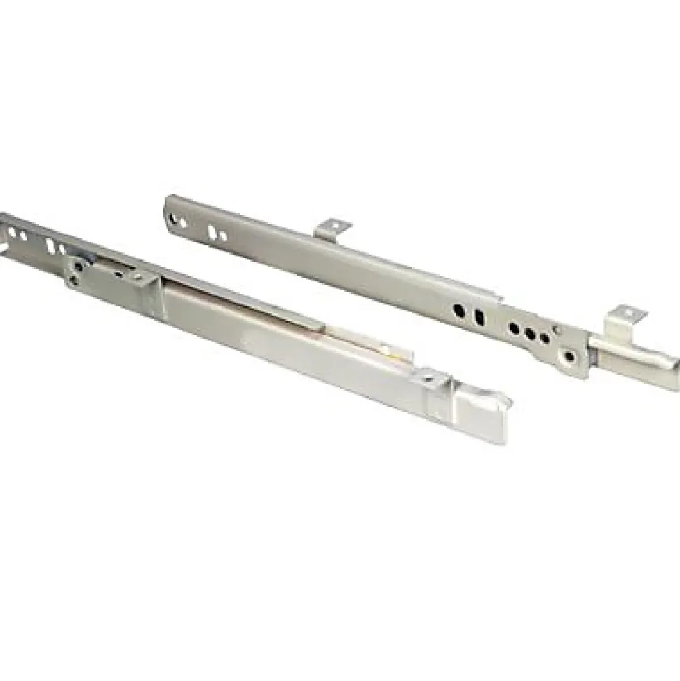 Coulisse galet pour tablette coulissante Diall acier beige L.500 x ép.12 mm