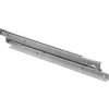 Coulisse galet téléscopique fixation latérale Diall acier blanc L.500 x ép.12 mm