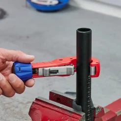 Coupe tube acier inoxydable Knipex Ø35 mm rouge et bleu
