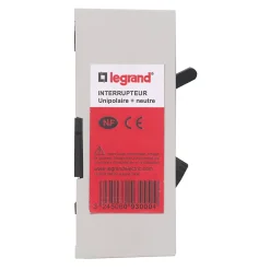 Coupe-circuit domestique PAC unipolaire + neutre Legrand