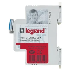 Coupe-circuit domestique unipolaire + neutre 20A Legrand
