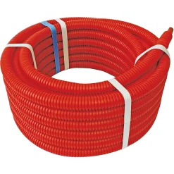 Couronne PER prégainée ⌀16mm 25m Somatherm Rouge