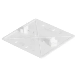 Couvercle de boîte de dérivation Jacobsen 80 x 80 mm à visser