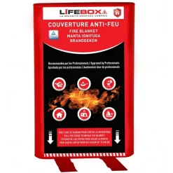 Couverture anti-feu Lifebox 1.2 x 1.8 m