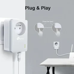 CPL AV 600 Mbps avec prise intégrée TP-Link