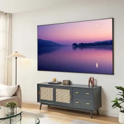 Écran de projection mural Väkhoga 100 pouces Full HD 4K 8K HDR gris en.casa