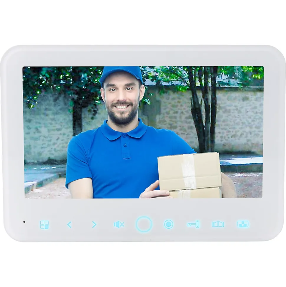 Écran vidéo filaire Blyss Jelbi blanc 7"