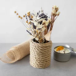 Creative Deco 20m Corde de Jute Epaisseur 10mm - Personnalisation Possible Tous les 5m - Corde Solide - Torsadé Fibres Naturelles