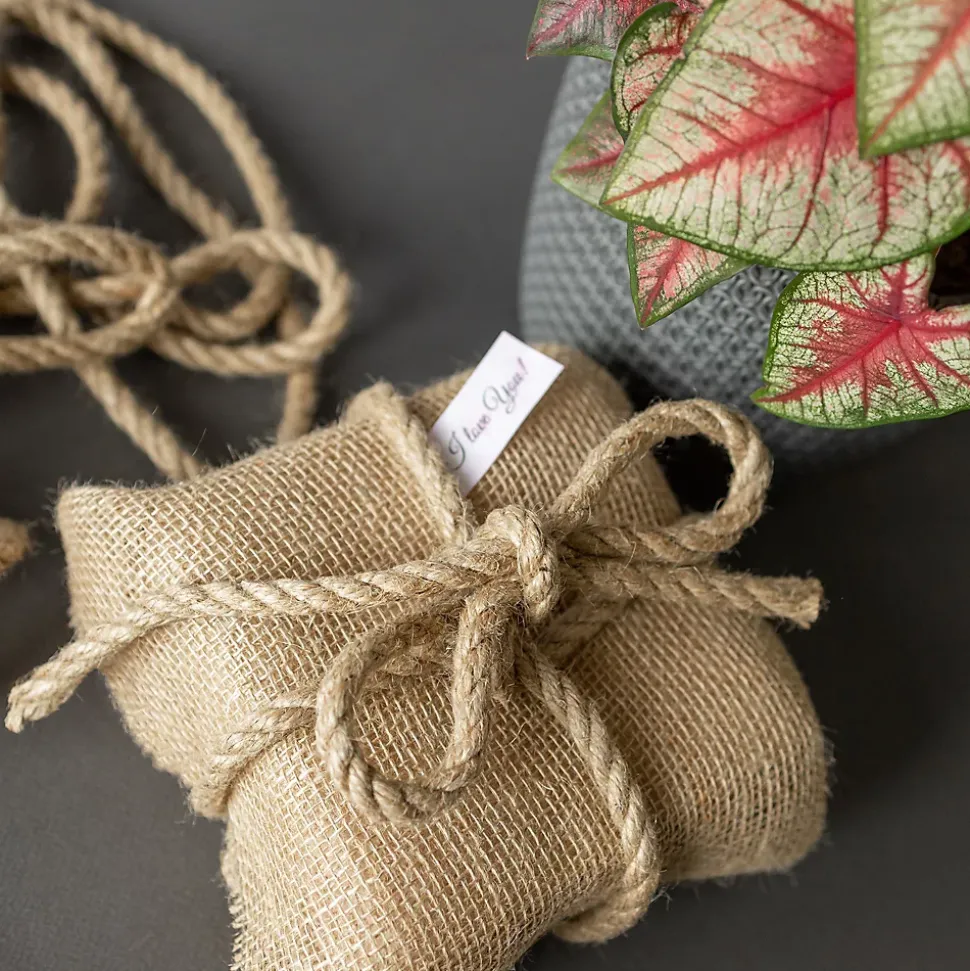 Creative Deco 20m Corde de Jute Epaisseur 10mm - Personnalisation Possible Tous les 5m - Corde Solide - Torsadé Fibres Naturelles