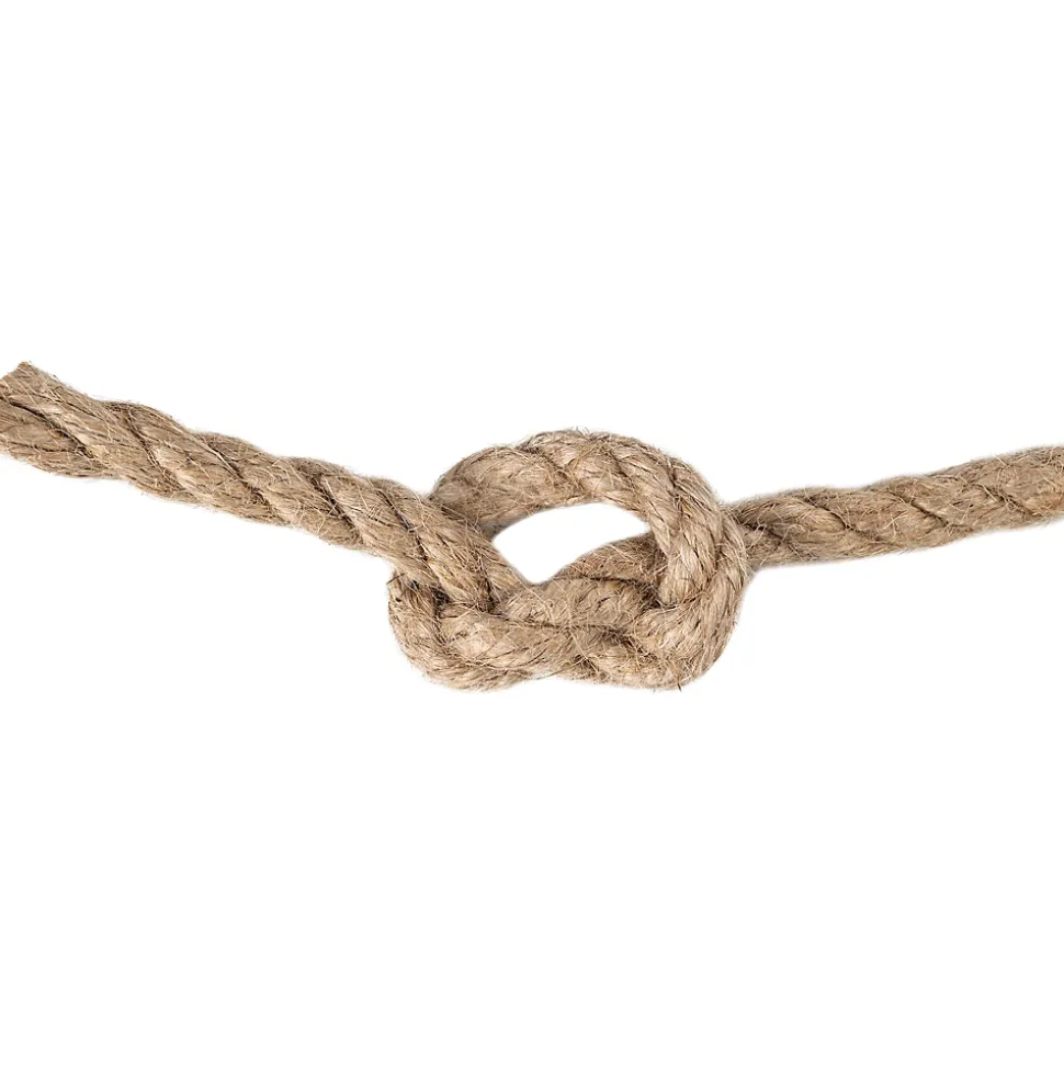 Creative Deco 30m Corde de Jute Epaisseur 10mm - Personnalisation Possible Tous les 5m - Corde Solide - Torsadé Fibres Naturelles