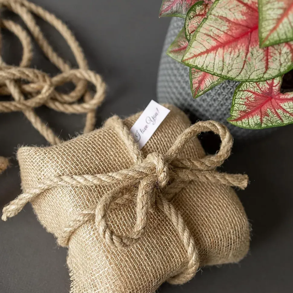 Creative Deco 10m Corde de Jute Epaisseur 14mm - Personnalisation Possible Tous les 5m - Corde Solide - Fibres Naturelles