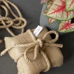 Creative Deco 50m Corde de Jute Epaisseur 10mm - Personnalisation Possible Tous les 5m - Corde Solide - Torsadé Fibres Naturelles