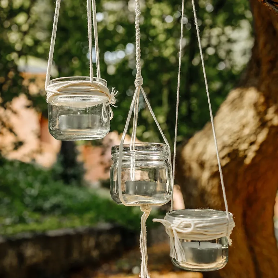 Creative Deco 3mm x 300m Corde Macramé Fil de Coton Beige - +/- 0,5 mm Épaisseur - Ficelle de 12 Plis - Cordelette Naturel
