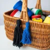 Creative Deco 3mm x 200m Corde Macramé Bleu - Fil de Coton et Polyester - +/- 0.5 mm Épaisseur - Decoration Jardinage Emballage