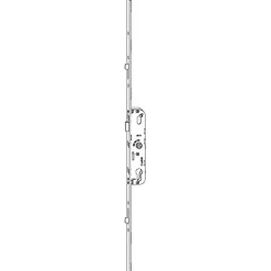Crémone barillet axe 28mm longueur 1780mm ajustable haut et bas - FERCO - G-24452-18-L-1