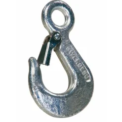 Crochet de levage à oeil et linguet de sécurité 2500 Kg DIN 689